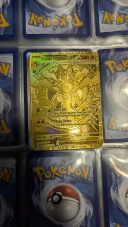 Pokemon Mega Evolutions Lucario Gold Card - Image 1