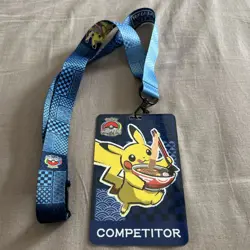 Pokemon Card Card Wcs2023 Player Only Badge Pass Strap JPN Limited Edition Rare - Image 1