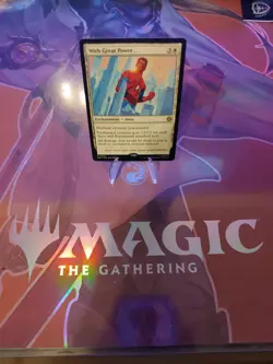 MTG Spider-Man - With Great Power... #24 (Rare Enchantment) - Image 1