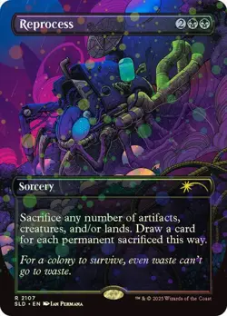 1x NM GALAXY FOIL 1st RUN Reprocess MTG Secret Lair SV - Image 1