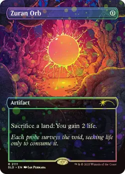 1x NM GALAXY FOIL 1st RUN Zuran Orb MTG Secret Lair SV - Image 1