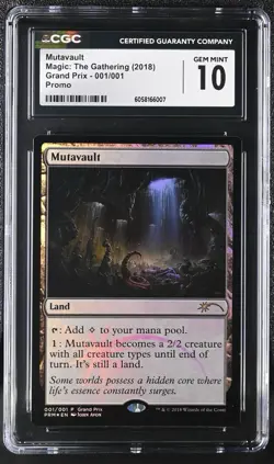 Mutavault (Foil) - MTG Grand Prix Promos - CGC Gem Mint 10 - Image 1