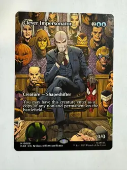 Clever Impersonator (Borderless) Marvel Universe Eternal-Legal Regular NM - MTG - Image 1