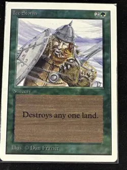 Magic: The Gathering Unlimited Edition Ice Storm LP #202 MTG - Image 1