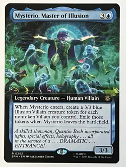 Mysterio, Master of Illusion (Extended Art) Marvel's Spider-Man Non-Foil MTG NM - Image 1