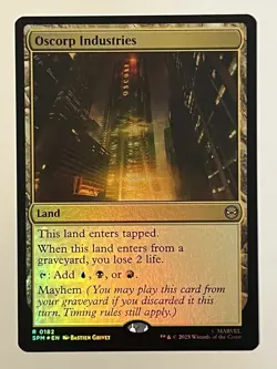 Oscorp Industries Marvel's Spider-Man Foil MTG NM - Image 1