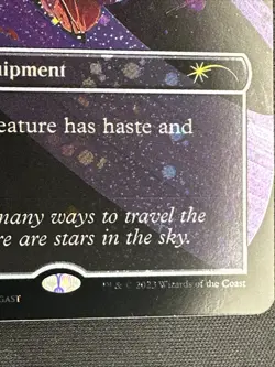 MTG Secret Lair Drop Series Lightning Greaves Galaxy Foil Card #1493 NM - Image 3