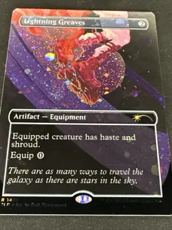 MTG Secret Lair Drop Series Lightning Greaves Galaxy Foil Card #1493 NM - Image 4