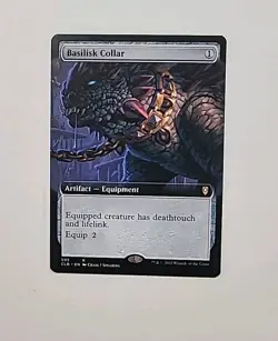 Basilisk Collar (Extended Art) #595 (NM) Baldur's Gate CLB Magic MTG - Image 1