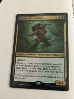 Kraven the Hunter (Extended Art) #273 (NM) Spider-Man SPM Magic MTG - Image 1