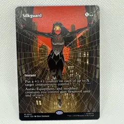 MTG - NM - Silkguard (Borderless) Marvel Universe Eternal-Legal Regular - Image 1