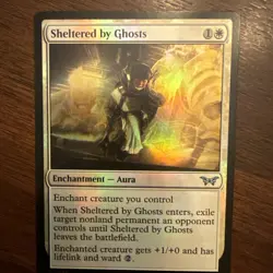 MTG - Sheltered by Ghosts - Foil - Duskmourn: House Of Horror #30 - Image 1