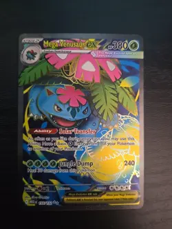 Pokemon MEGA VENUSAUR EX 155/132 - Mega Evolution - ULTRA RARE FULL ART - MINT - Image 1