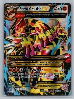 Pokemon TCG Primal Groudon EX (Omega #151/160 XY - Primal Clash - Image 1