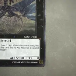 Yugioh Number 17: Leviathan Dragon GENF-EN039 Ultimate Rare 1st Ed LP - Image 2