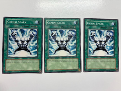 USA Seller Yugioh 3 X Gemini Spark SOVR-EN055 Playset VLP - Image 1