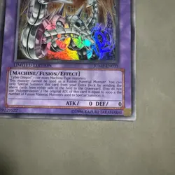 Yugioh Chimeratech Fortress Dragon JUMP-EN031 Ultra Rare Limited Edition MP - Image 3