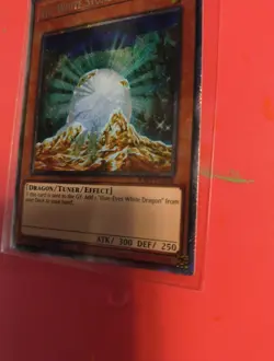 YuGiOh THE WHITE STONE OF LEGEND #RA03-EN208 Platinum Secret Rare New NM HTF - Image 3