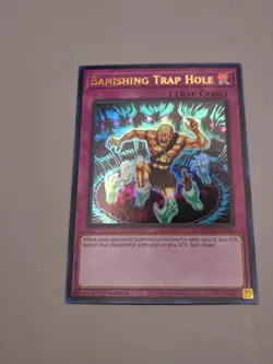 Yugioh! Banishing Trap Hole - MP24-EN224 - Ultra Rare - 1st Edition NM - Image 2