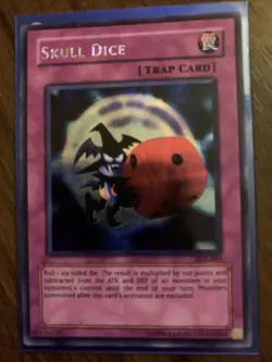 Lightly Played Skull Dice - EDS-003 - Secret Rare - Limited Edition - YuGiOh - Image 1