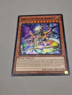 1st ed Lord of the Missing Barrows super rare INFO-EN023 Yugioh - Image 1
