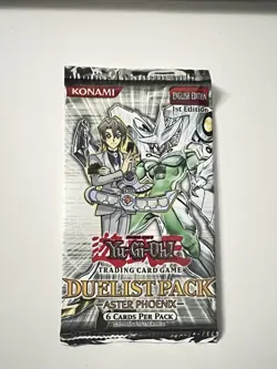 yugioh Aster Phoenix 1st Edition Duelist Pack Factory Sealed English - Image 1