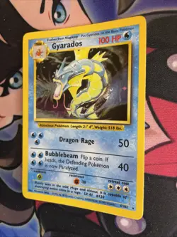 1999 Pokemon TCG Gyarados Holo Rare Card Base Set 6/102 Vintage WOTC LP- - Image 3