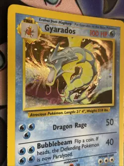 1999 Pokemon TCG Gyarados Holo Rare Card Base Set 6/102 Vintage WOTC LP- - Image 4