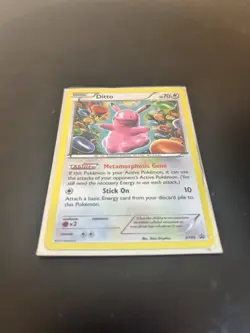 Pokemon TCG Ditto Black Star Promo Holo Card XY40 - Image 1