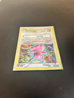 Pokemon TCG Ditto Black Star Promo Holo Card XY40 - Image 3