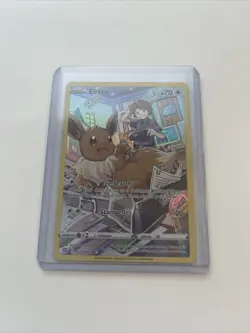 Eevee & Blue TG11/TG30 Brilliant Stars Trainer Gallery NM Rare Pokemon Card - Image 1