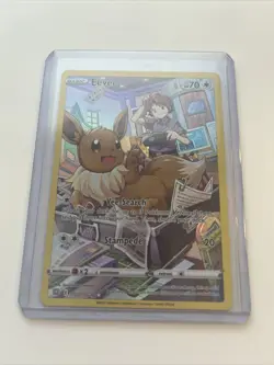 Eevee & Blue TG11/TG30 Brilliant Stars Trainer Gallery NM Rare Pokemon Card - Image 3