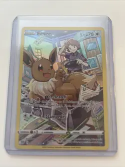 Eevee & Blue TG11/TG30 Brilliant Stars Trainer Gallery NM Rare Pokemon Card - Image 4