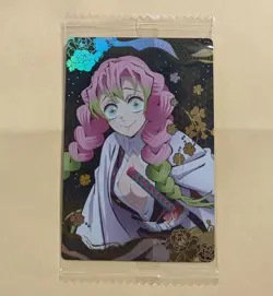 Demon Slayer wafer card Kanroji Mitsuri W8-30 SR holo Japanese - Image 1