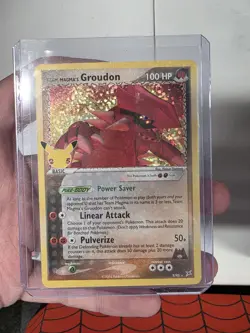 Groudon 9/95 2021 Celebrations Classic Collection Pokemon Card Holo Rare - Nm - Image 2