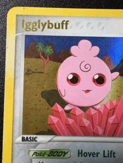 Igglybuff 21/100 EX Crystal Guardians Pokemon Card Reverse Holo Foil Rare HP - Image 3