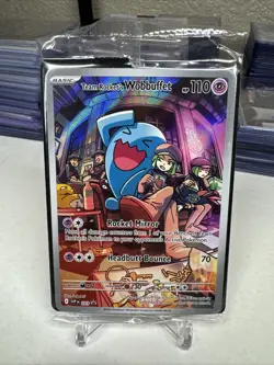 Team Rocket's Wobbuffet 203 Sv: Scarlet & Violet Promo Cards Holo Sealed - Image 1