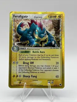 Pokemon Feraligatr EX Dragon Frontiers Holo Rare Card 2/101 Delta Species 2006 - Image 1