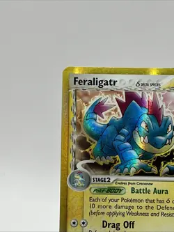Pokemon Feraligatr EX Dragon Frontiers Holo Rare Card 2/101 Delta Species 2006 - Image 5