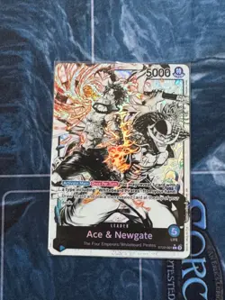ST22-001 Ace & Newgate (Alt Art) ONE PIECE Card TCG NM English - Image 1