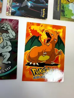Pokemon Mixed TOPPS Card Lot And Rulebook | Charizard in Great Condition - Image 5