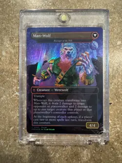 Magic The Gathering x Marvel Legends Man-Wolf Colonel John Jameson Promo Card - Image 1