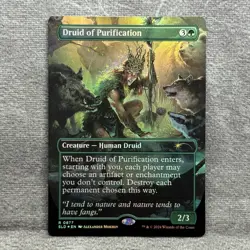 Druid of Purification - Secret Lair Drop Series (SLD) #877 NM Rainbow Foil - Image 2