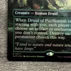 Druid of Purification - Secret Lair Drop Series (SLD) #877 NM Rainbow Foil - Image 5