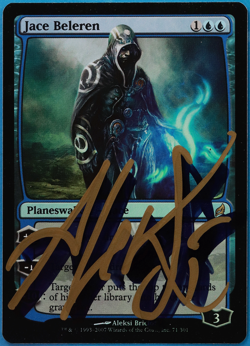Jace Beleren FOIL Lorwyn NM Blue Rare SIGNED MAGIC CARD (ID# 505070) ABUGames - Image 1