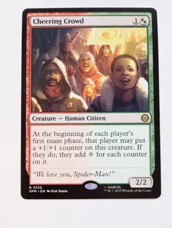 Cheering Crowd 0126 MTG Magic Marvel's Spider-Man - Image 1