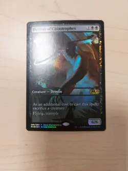 Magic The Gathering Demon Of Catastrophes Full Art Foil M19 - Image 1