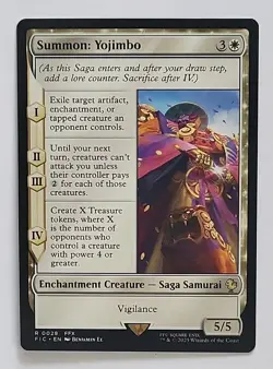 MTG COMMANDER FINAL FANTASY SUMMON: YOJIMBO FIC 0028 RARE UNIVERSES BEYOND - Image 1