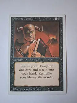 Demonic Tutor Revised Edition Regular - Image 1
