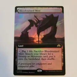 Magic the Gathering - Bloodstained Mire (Extended,Foil) - Modern Horizons 3 - NM - Image 1